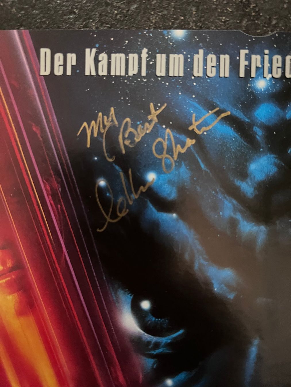 Autografi: Shatner / Plummer original Autogramm auf Poster "STAR TREK" – Usato da Guntershausen venduto da sign4me 2