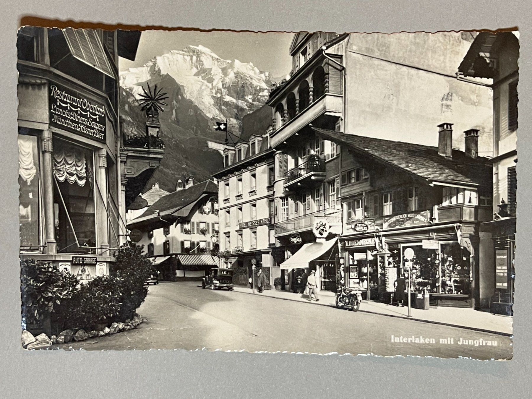 Cartoline postali: Interlaken mit Jungfrau – Usato da Steg VS venduto da _vinci_