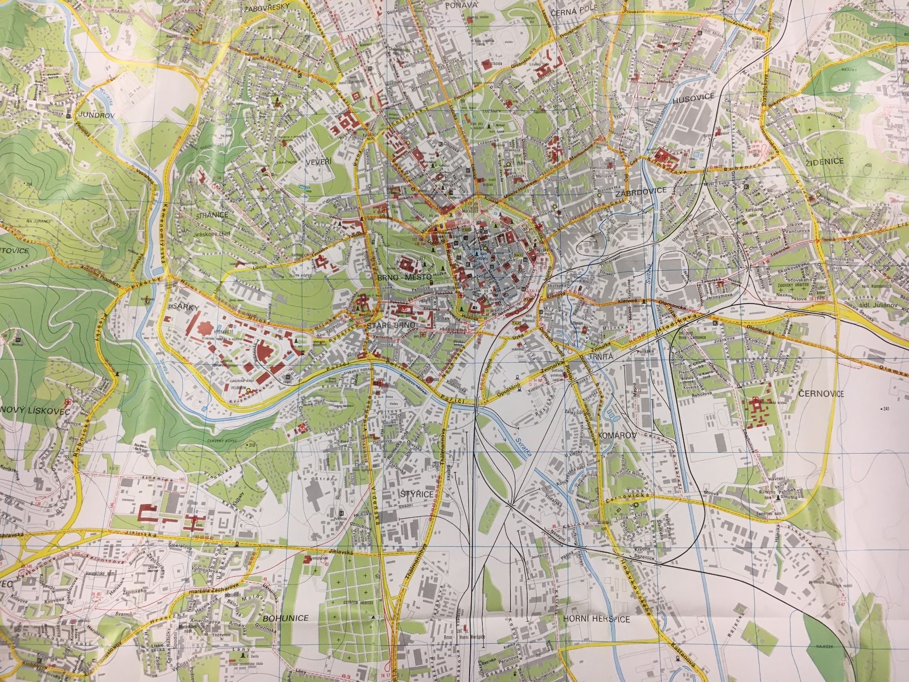 Cartine & Atlanti: Alter Stadtplan BRNO (Tschechien) – Usato da Siegershausen venduto da Bubsi83 3