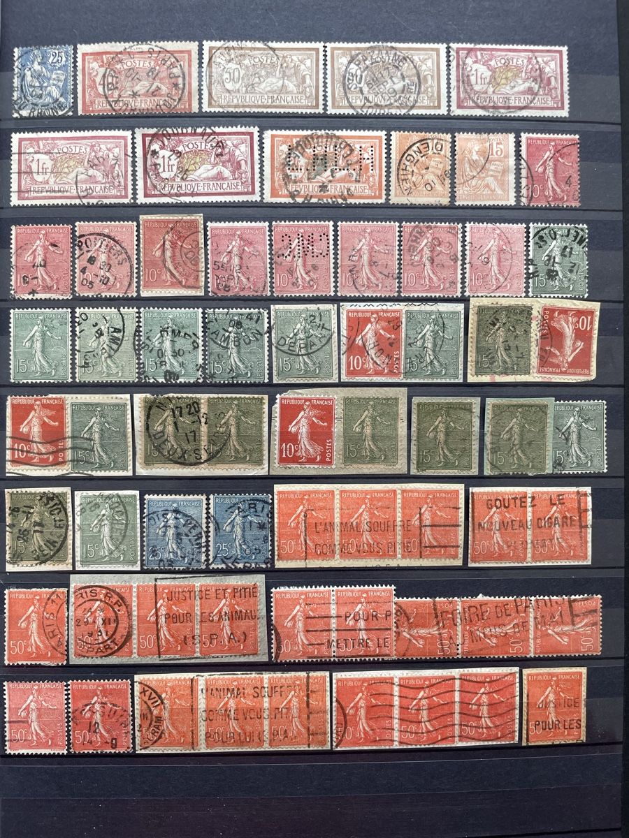 Alle Briefmarken: Frankreich 6s – Gebraucht aus Cham von Diablo1232 1