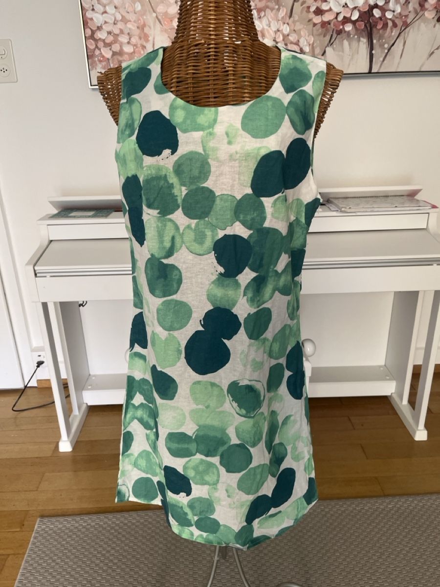 Kleider: Leinenkleid, DueM, grün, S/M – Gebraucht aus Solothurn von Bobesch08
