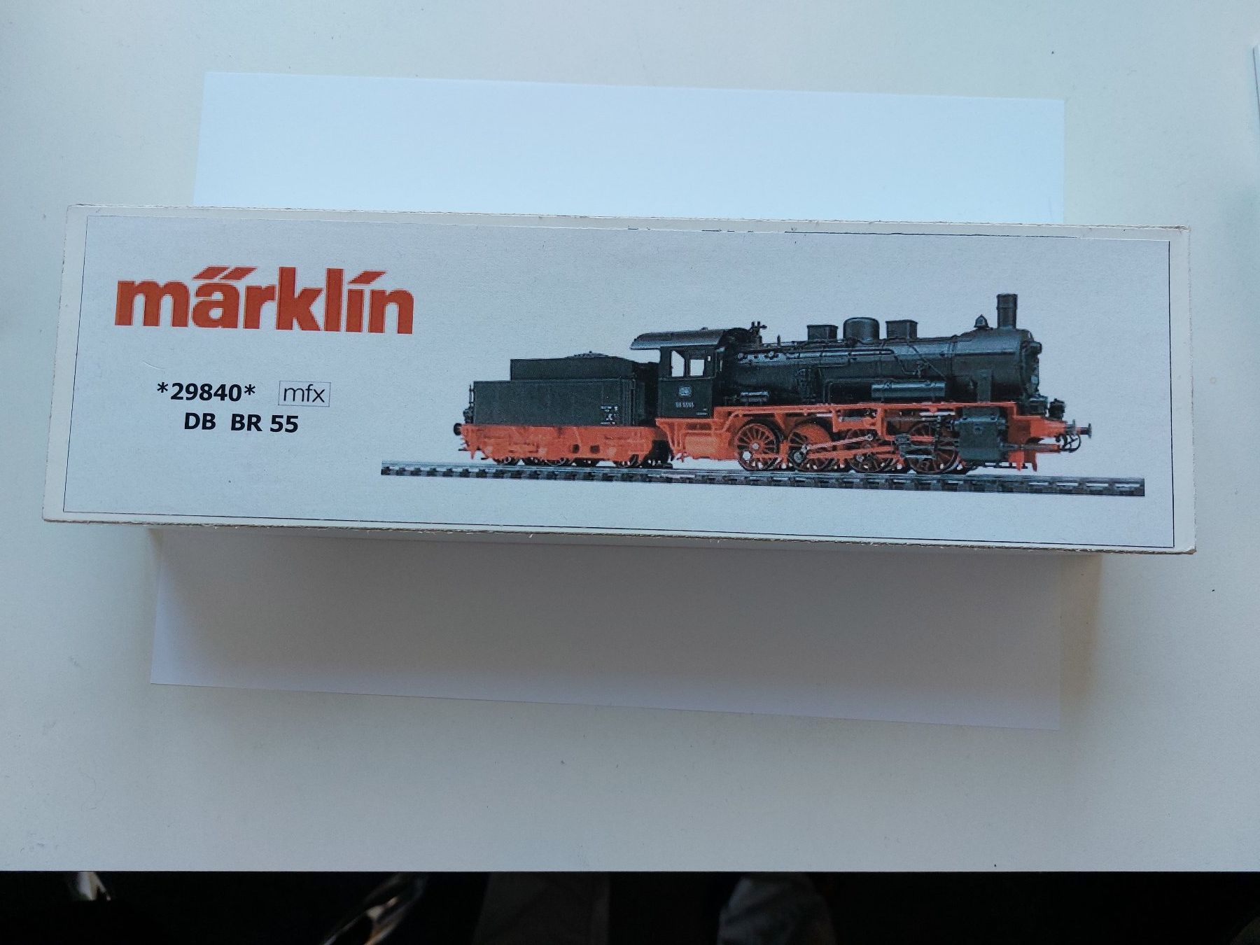 Märklin Modellini di ferrovie: Märklin Dampflok BR 55 DB Sound – Usato da Müllheim Dorf venduto da fischwein 1