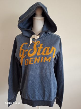G-Star RAW Denim pull à capuche bleu, taille S très bon état