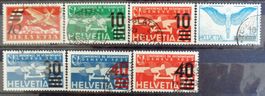 SVISLANDO: 7 timbres aériens des années 1936–1938, O