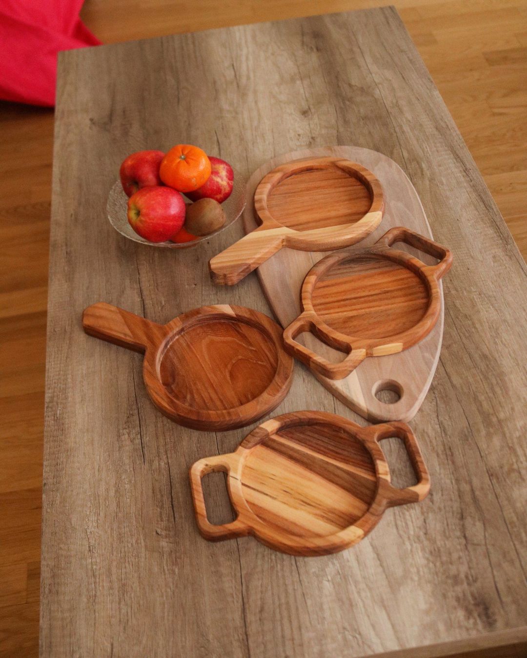 Piatti di portata: Holztablett Servierplatten aus Holz – Nuovo e nell'imballaggio originale da Zürich venduto da Miki_Schreiner 5