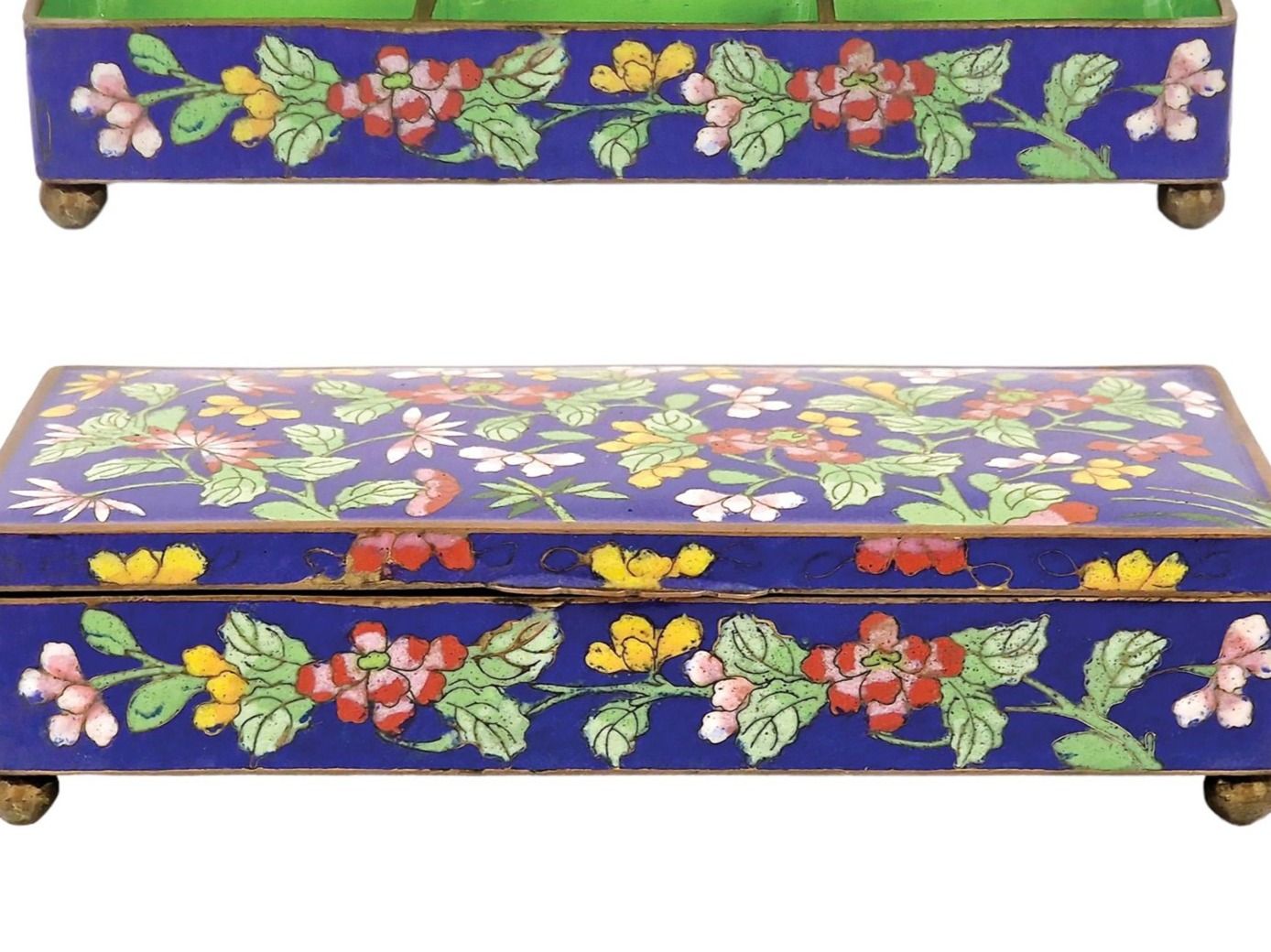 Barattoli: Beautiful Cloisonné Box, China – Usato da Morges venduto da 4WLS 2