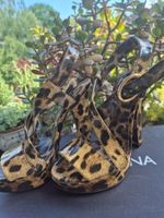 Dolce & Gabbana Sandalen, Leo-Look, Gr.36,5, wie neu