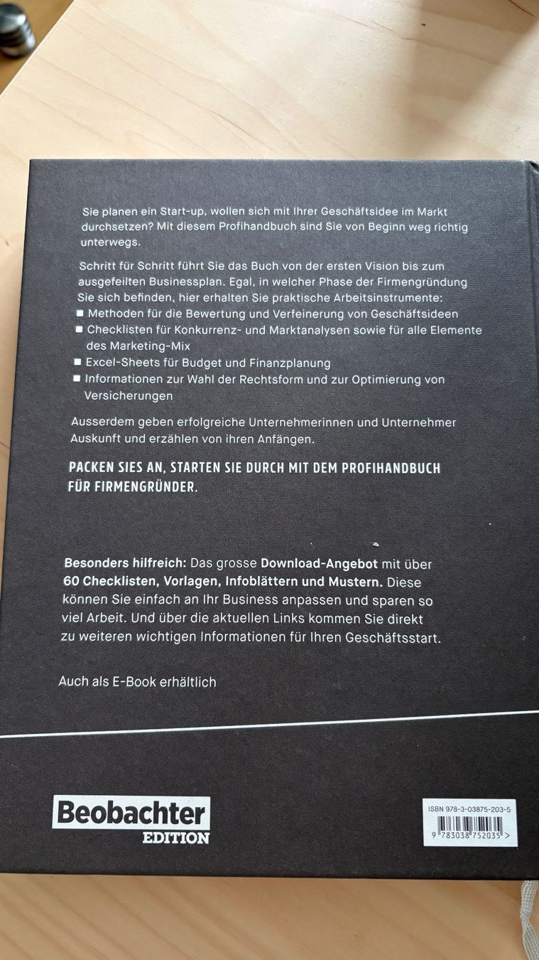 Libri: Beobachter -  Ich mache mich selbstständig – Usato da Vordemwald venduto da ric_m6vq 1