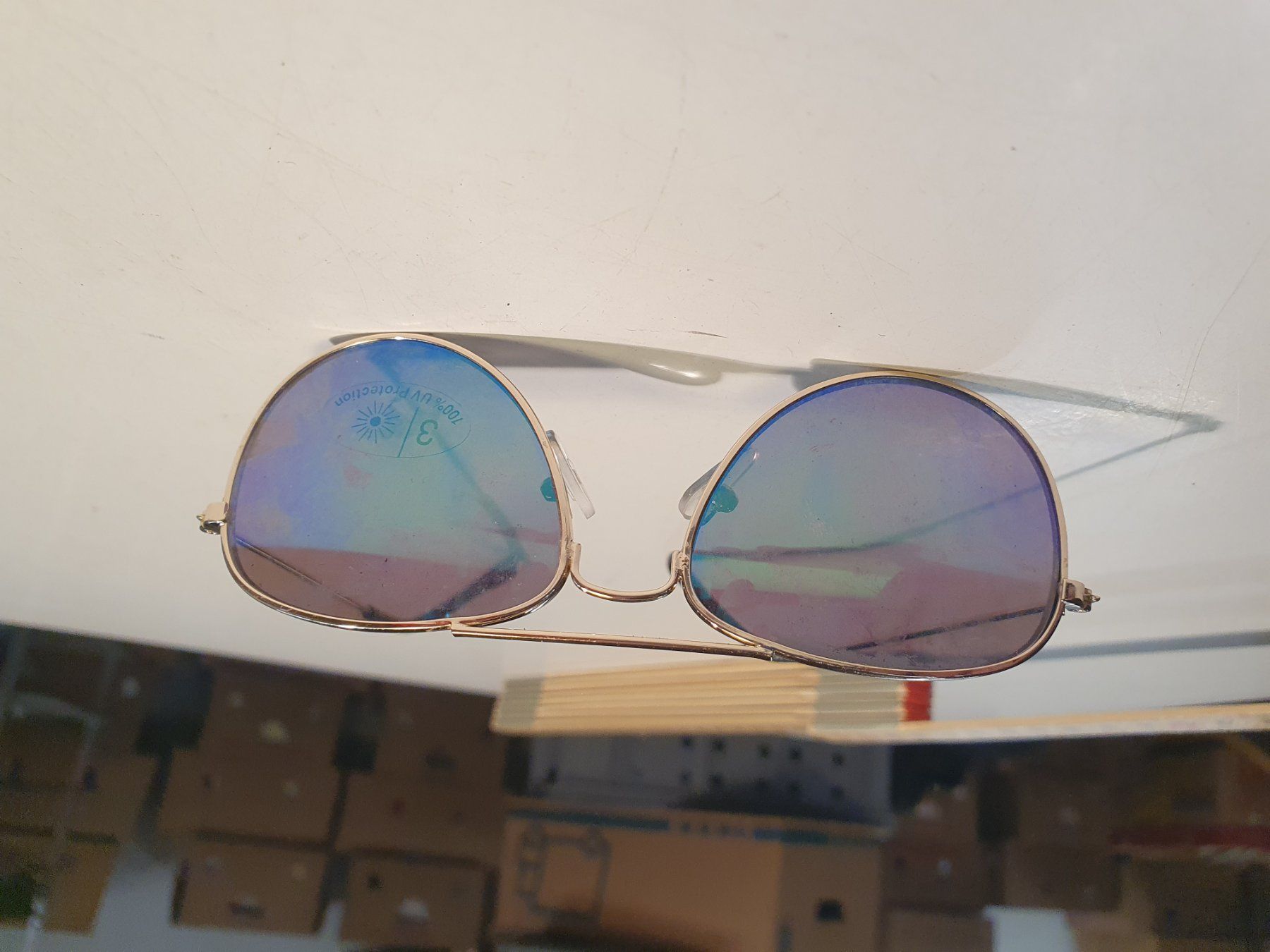 Brillen & Gläser: Kindersonnenbrille Goldrand + UV Schutz – Gebraucht aus Zürich von loosebone 1