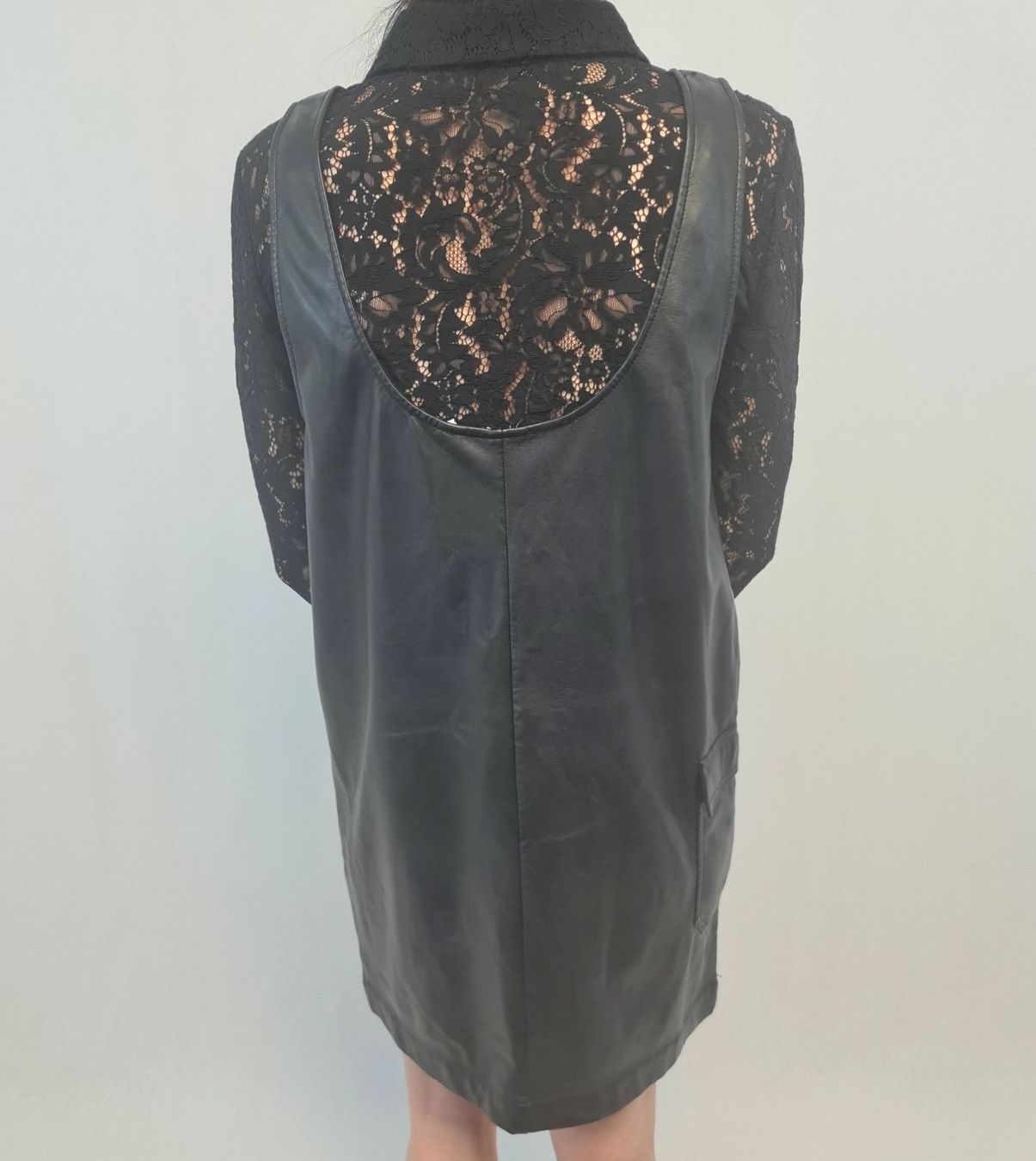 Vestiti: Robe simili cuir noire - Taille 38 – Usato da Couvet venduto da Nawra_26 2