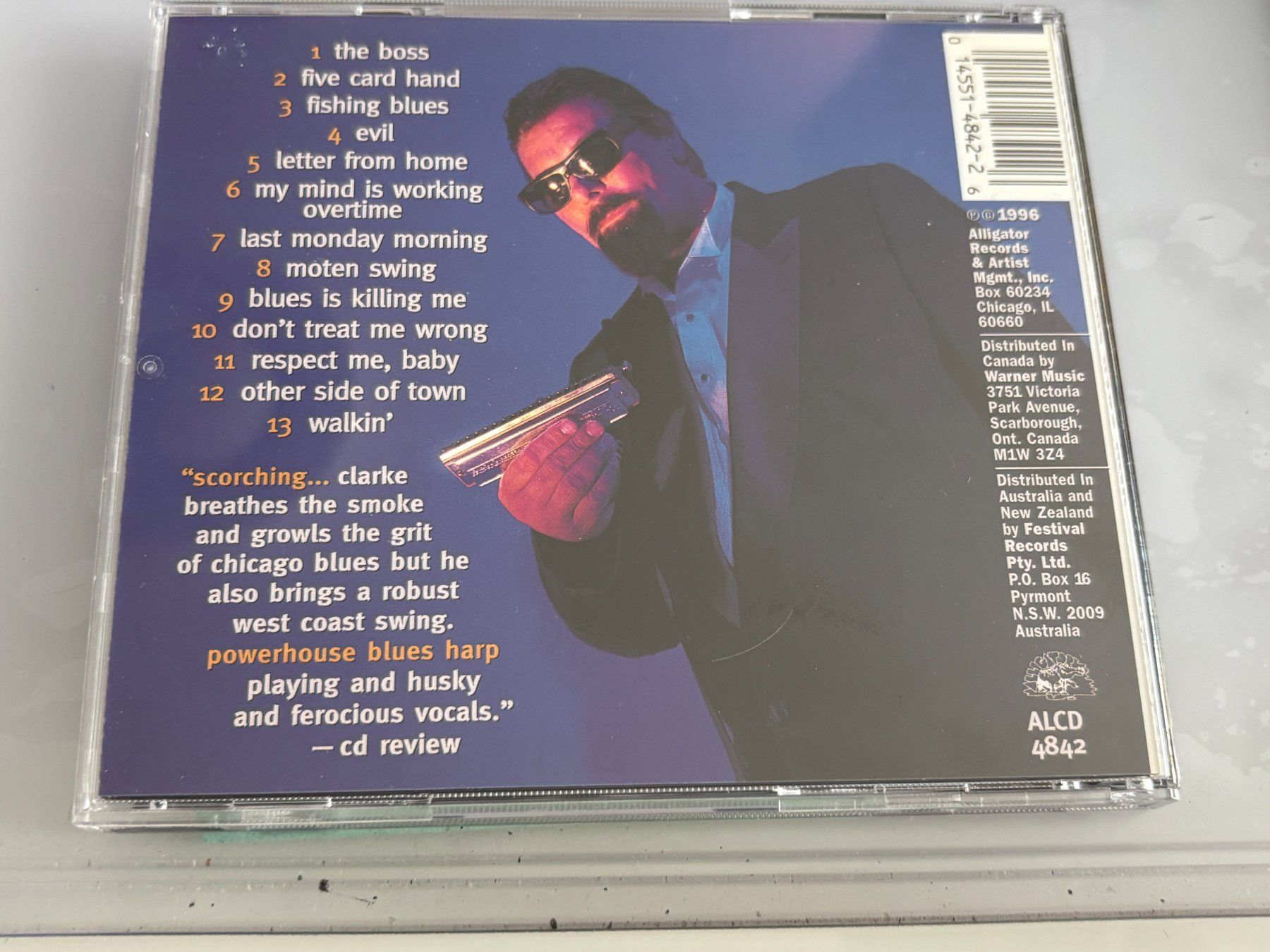CD: WILLIAM CLARKE - The hard way – Usato da Lohn-Ammannsegg venduto da Gladiator 1