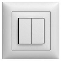 Doppelschalter S3+3 Feller Edizio weiss ( NP 53.75Chf)
