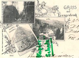 10.X.1901 Gruss aus Langenbruck/3-BildAK