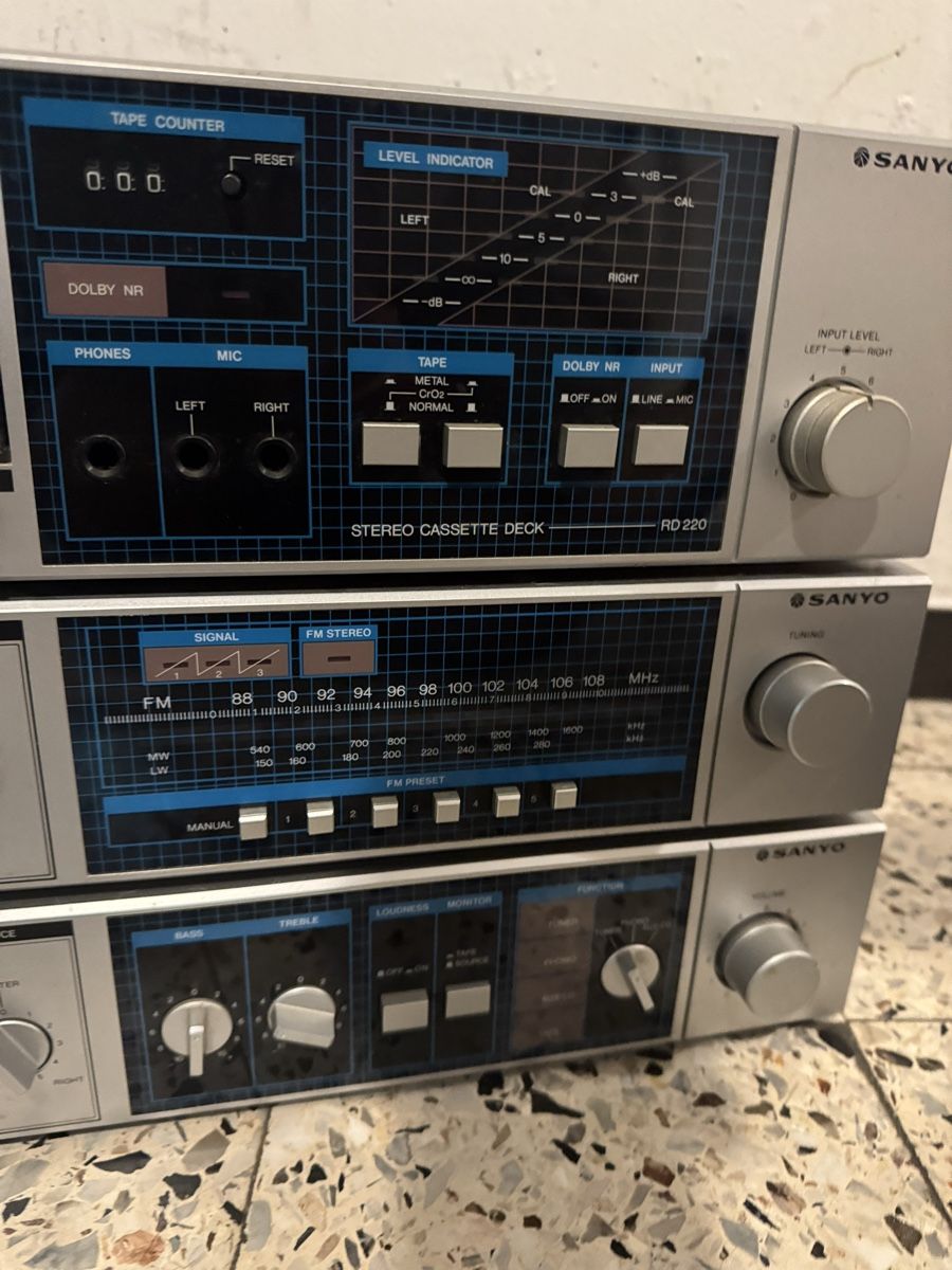 Sanyo Aufnahmegeräte: Ensemble Sanyo SD 220 + JT 330 + JA 500 – Gebraucht aus Brügg BE von haj_9zhk 1