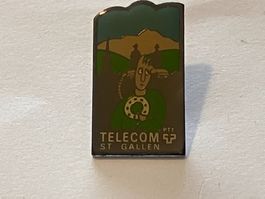 1 Pin PTT Telecom St. Gallen