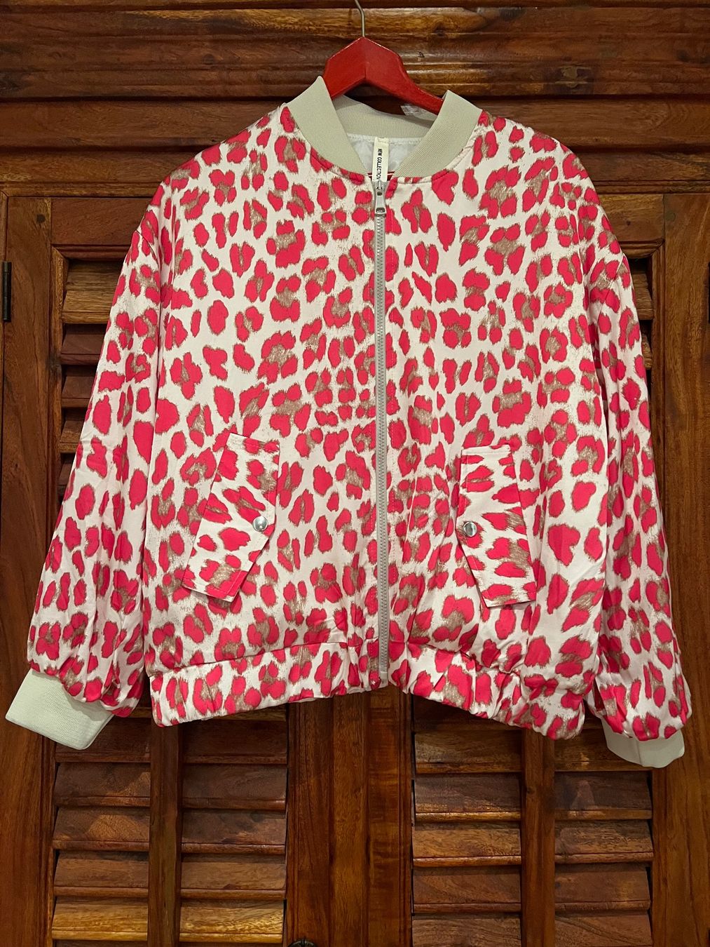 Giacche: Pink Leopard Jacke, Bomber Style NEU – Nuovo (secondo la descrizione) da Zürich venduto da Girasole232 4