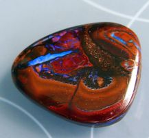 🔥 Boulder Opal Edelstein, Opalnuss, Top Schliff, Rarität...