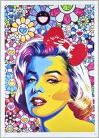 Death NYC Ltd Ed Pop Art Druck " Murakami Marilyn Monroe