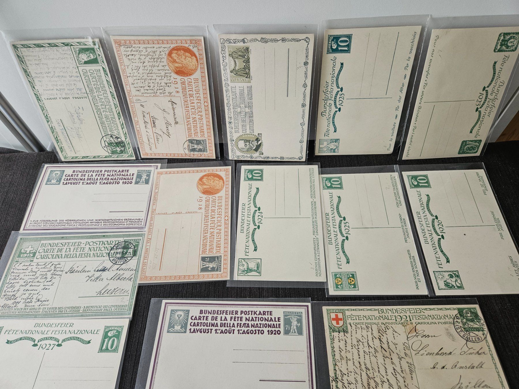 Cartoline postali: Bundesfeier Postkarten 14 Stück – Usato da Oberrieden venduto da Sun-and-Sand 4