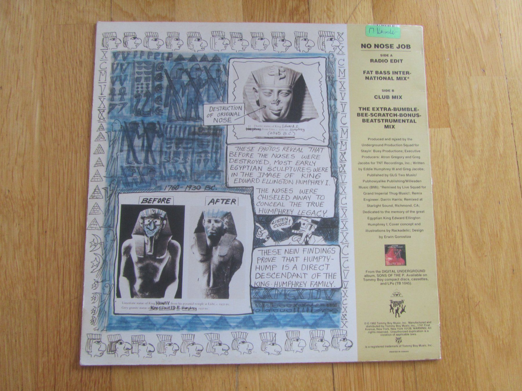 Dischi in vinile: Digital Underground - No Nose Job (12") – Usato da Seengen venduto da mikelele 3