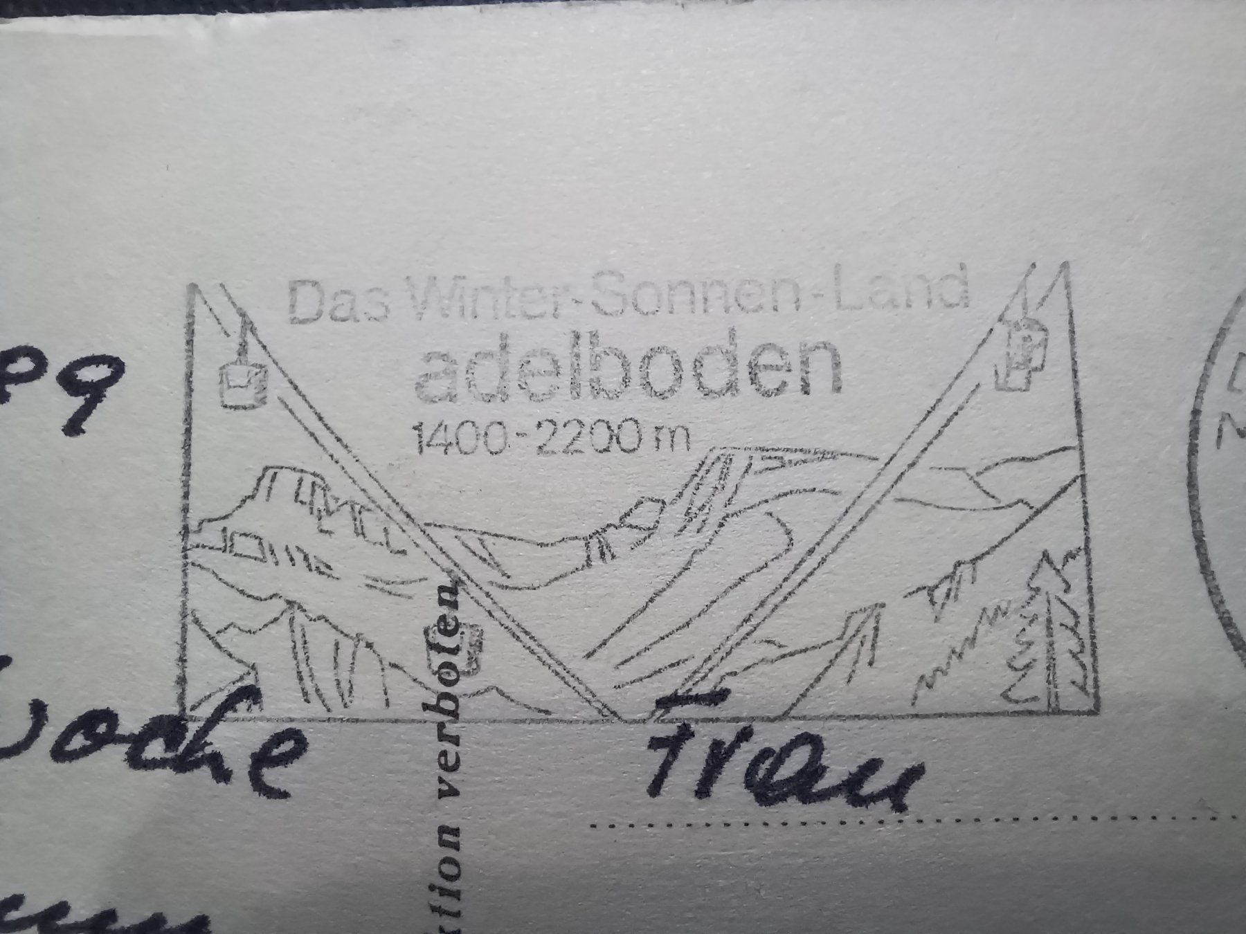 Ansichtskarten: BE, Adelboden, Altes Bauernhaus, 1989 – Gebraucht aus Aarau Rohr von mgvw 3