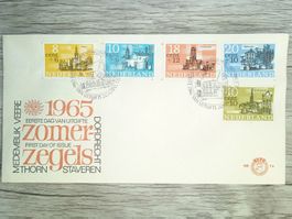 TR80 Enveloppe + Timbre Pays-Bas 1965