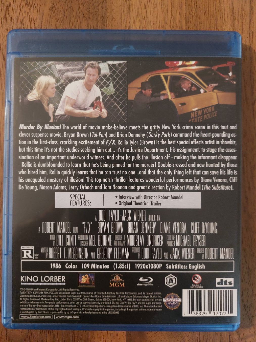 Tutti i DVDs: Blu Ray - F/X / Tödliche Tricks / US Code (1986) – Usato da Rheinfelden venduto da FilmAuktion 1