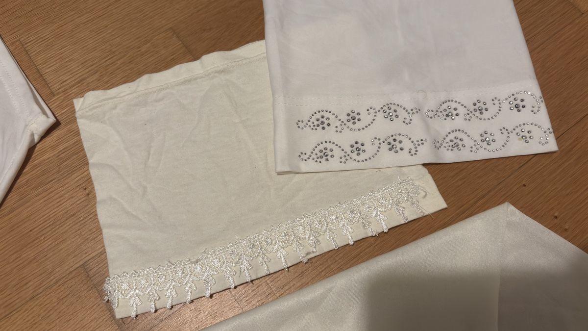 Foulard & Sciarpe: Kopftuch weiss/beige Schlauch-Bone Bedeckung – Usato da Basel venduto da ukhtyy 2