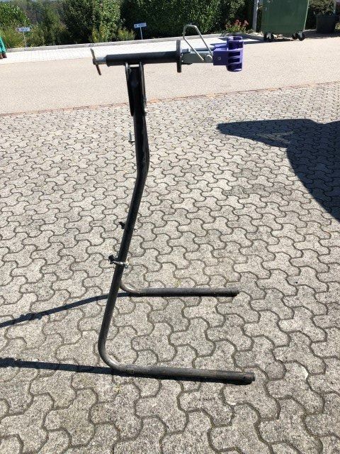 Produktbild von HMParts Montageständer Für Pocket Bike, Mini Bike, Rocket Bike - Stahl, Silber (Sonderpreis Mit Macken)
