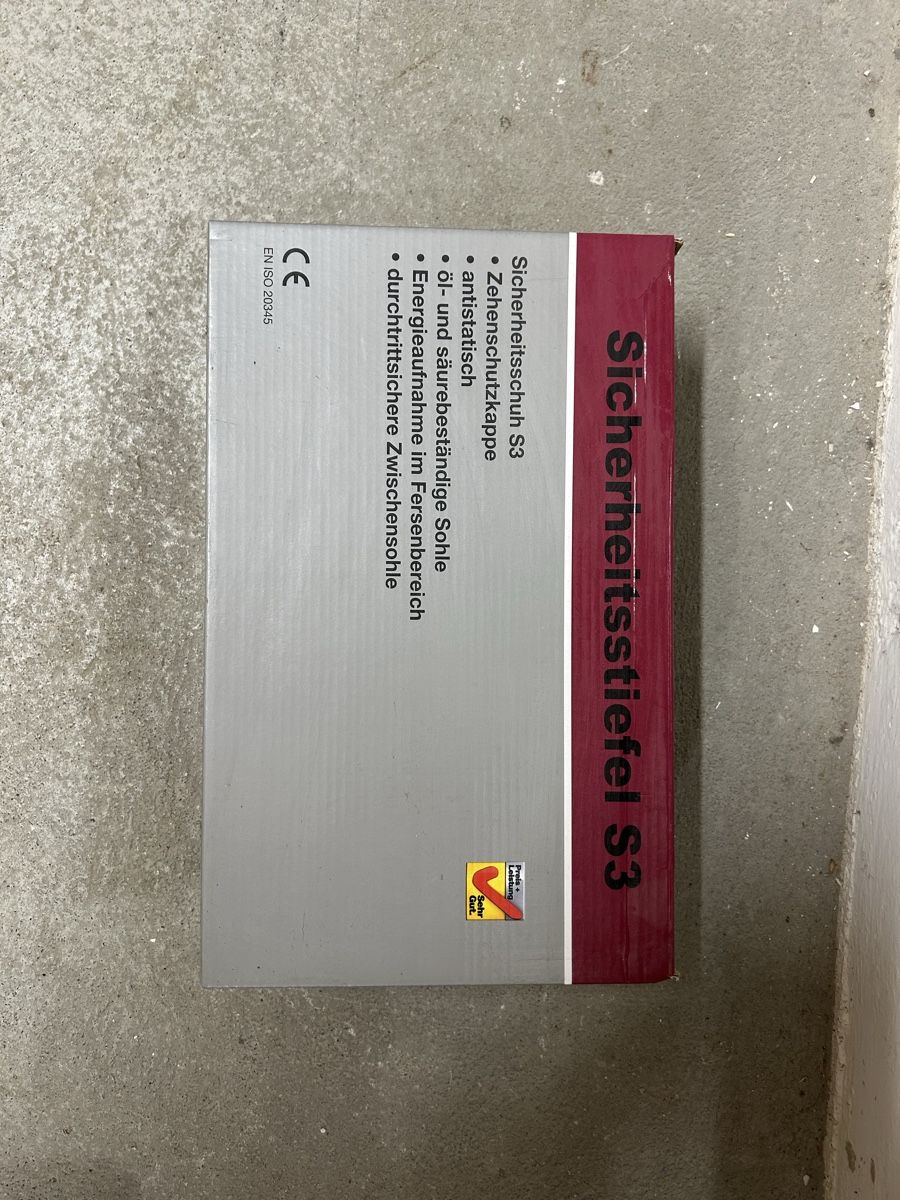 Scarpe da uomo: Sicherheitsschuhe S3 schwarz 45 – Usato da Regensdorf venduto da rob_c7xr 2