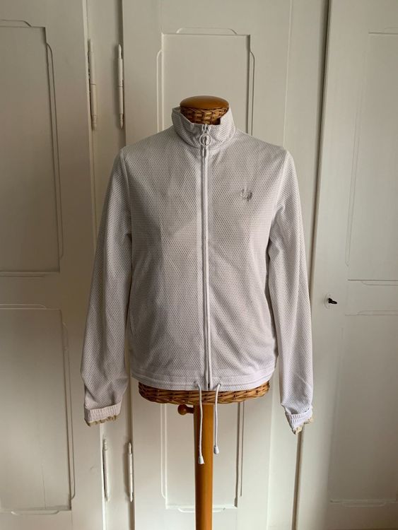 FRED PERRY Jacke weiss sportlich 42 Kaufen auf Ricardo