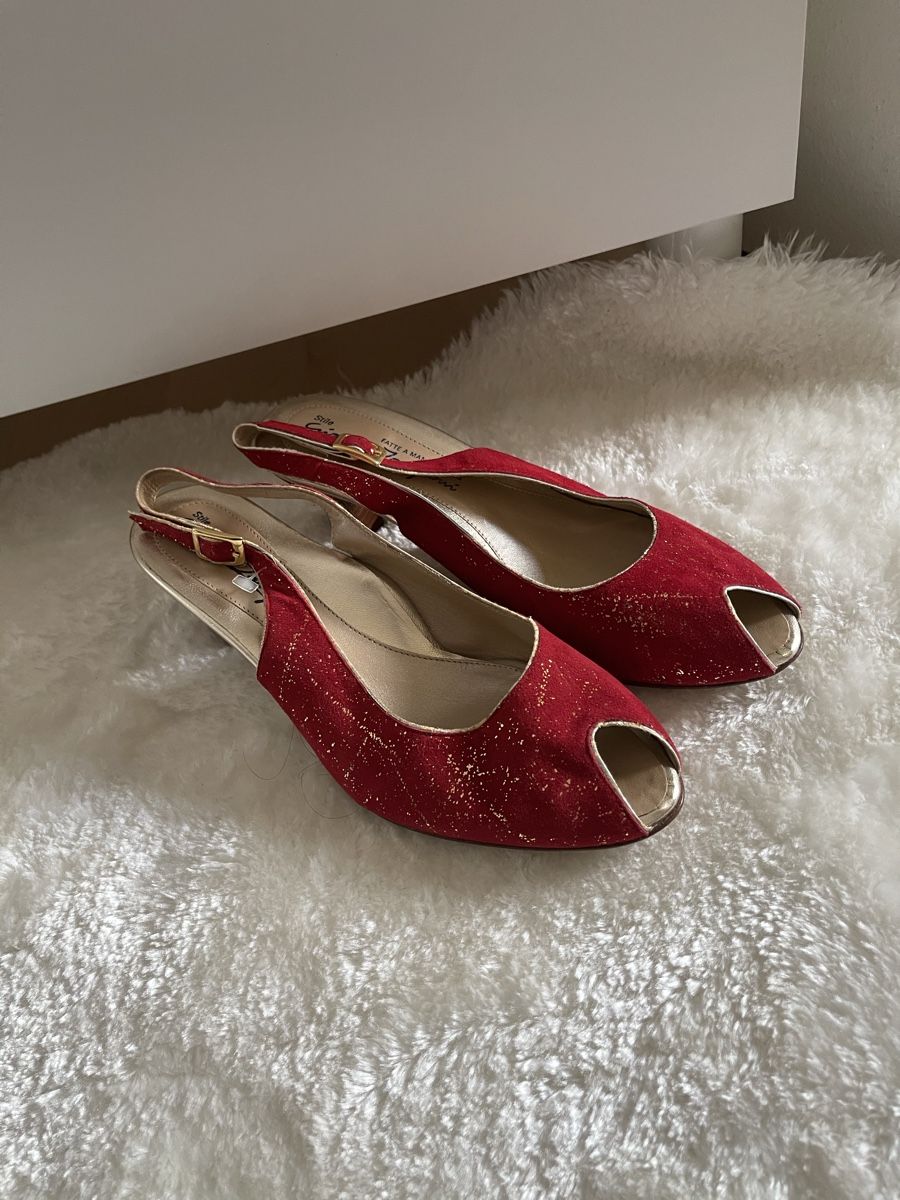 Scarpe da donna: Giorgio Zamponi Peeptoe Pump-Sandale – Nuovo (secondo la descrizione) da Dietikon venduto da Nieselchen