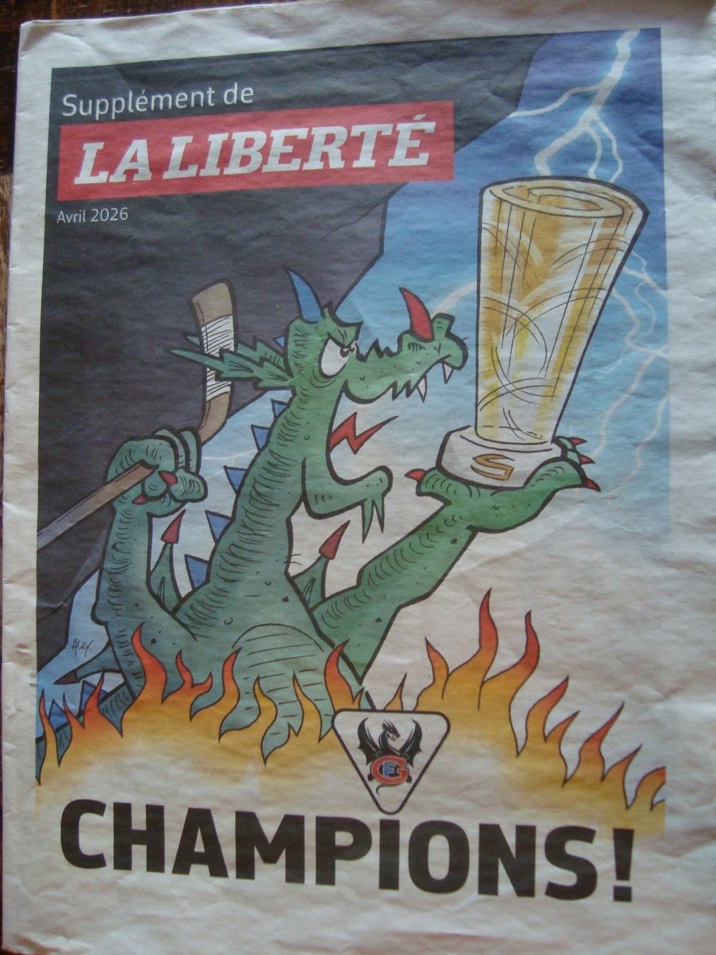 Carte collezionabili: HCF Gottéron: CHAMPIONS ! – Nuovo (secondo la descrizione) da Fribourg venduto da ruswil007