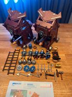 2x Playmobil Angriffsturm Ritter 6628 mit Zubehör