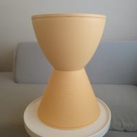 Kartell " Philippe Starck " Orange Farbe Hocker Prince Aha