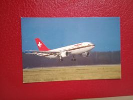 AK Flugzeug Swissair Airbus A310 Europe