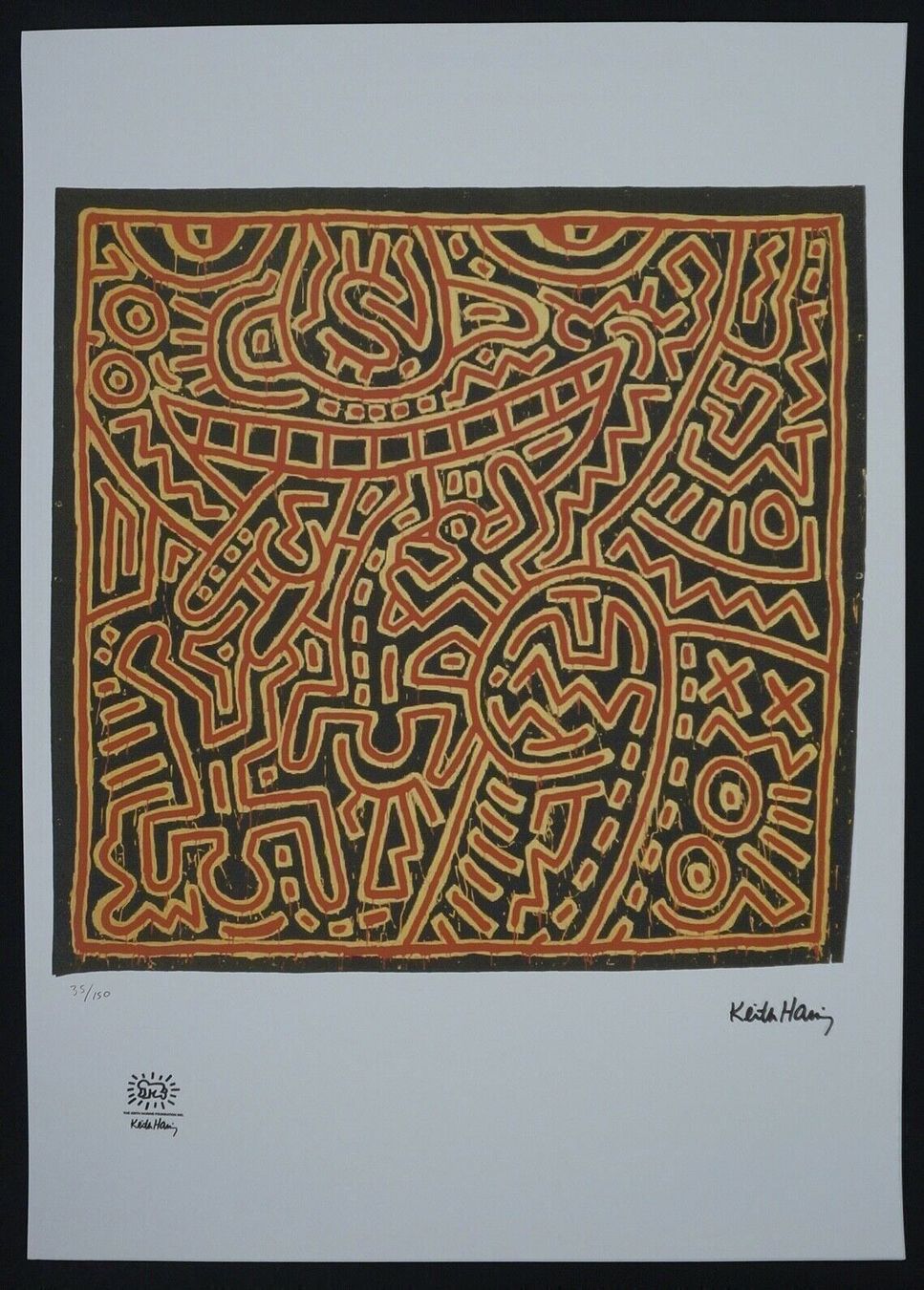 Foto & Immagini: KEITH HARING   HANNUMMERIERT DRUCKSIGNIERT – Usato da Gersau venduto da kunst-online