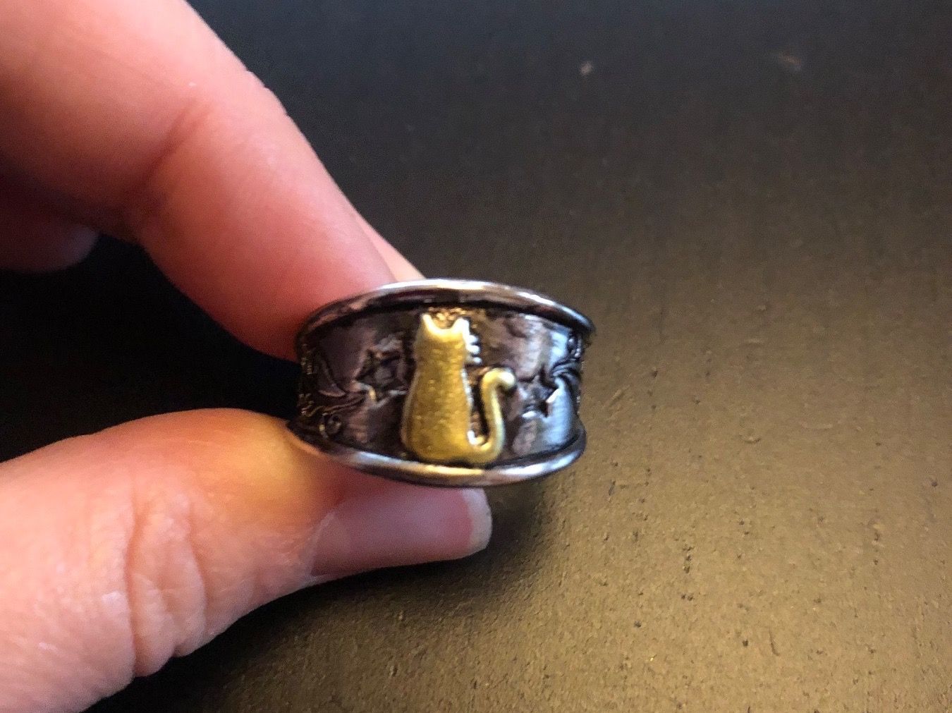 Anelli: Ring mit Katze (One Size), Nr. 56 – Nuovo (secondo la descrizione) da Gams venduto da Mariawicca 2