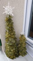 Set 2 Stück  Dekor Weihnachtsbaum 52 und 29 cm handgemacht