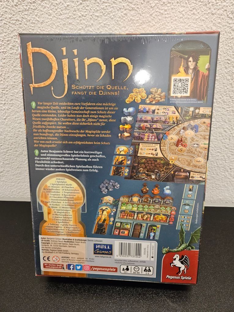 Pegasus Spiele Giochi: Neu - Pegasus Spiele - Djinn – Nuovo e nell'imballaggio originale da Dagmersellen venduto da Jarsetz_Restposten 1