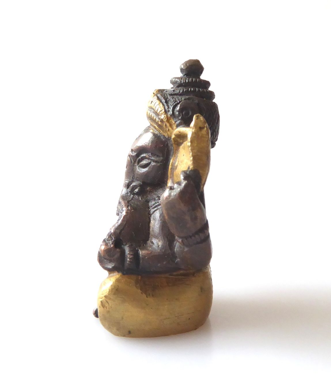 Statuette: Ganesha klein - Messing-Figur – Nuovo e nell'imballaggio originale da Mauren venduto da Yeelen 2