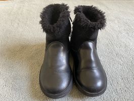Friboo Leder-Stiefeletten (gefüttert) Gr. 26 🐼