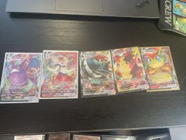 Pokemon Karten 5er Set VMAX Karten gemischt Zustand neu