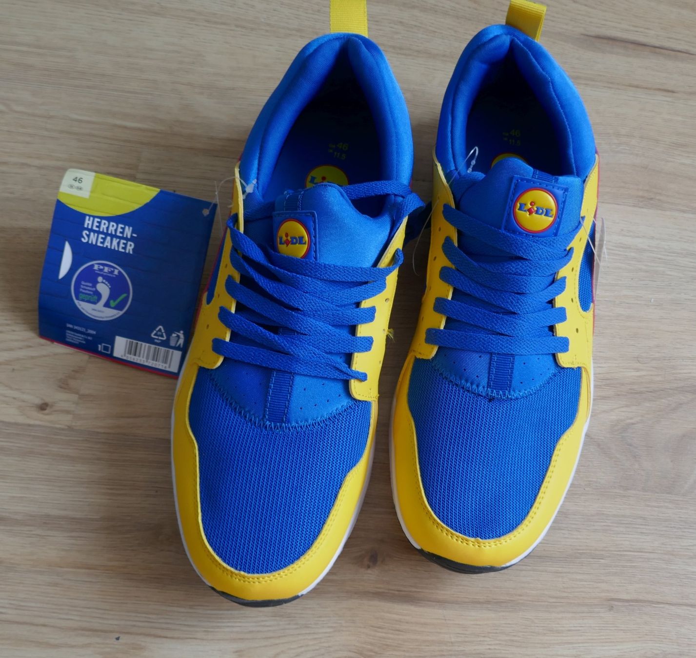 Lidl Scarpe da uomo: Lidl Sneaker 46 – Nuovo (secondo la descrizione) da Wenslingen venduto da FairlightCMI