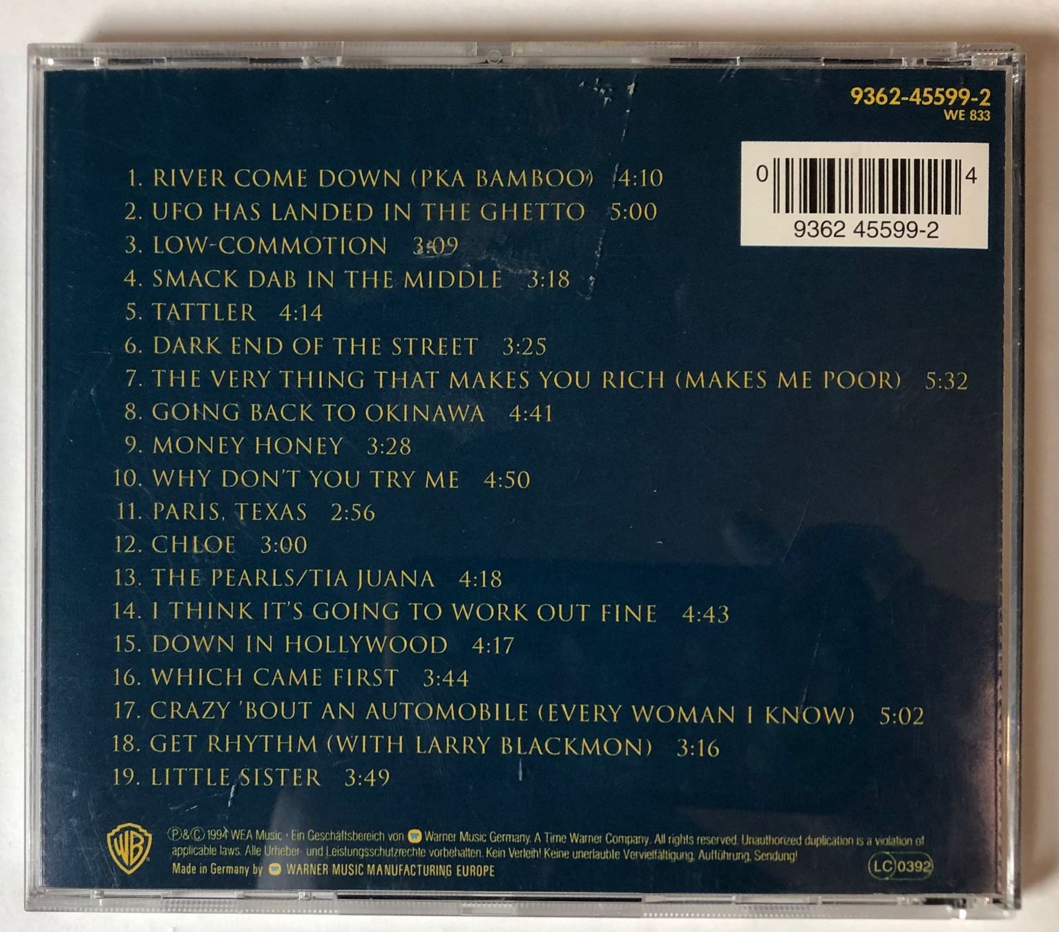 CDs: RY COODER - RIVER RESCUE – Gebraucht aus Poliez-Pittet von Newtown-Records 2