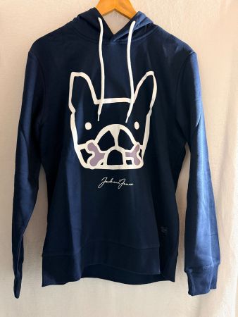 JACK & JONES, Hoodie JORMATE SWEAT Hood, Gr. M, Dunkelblau