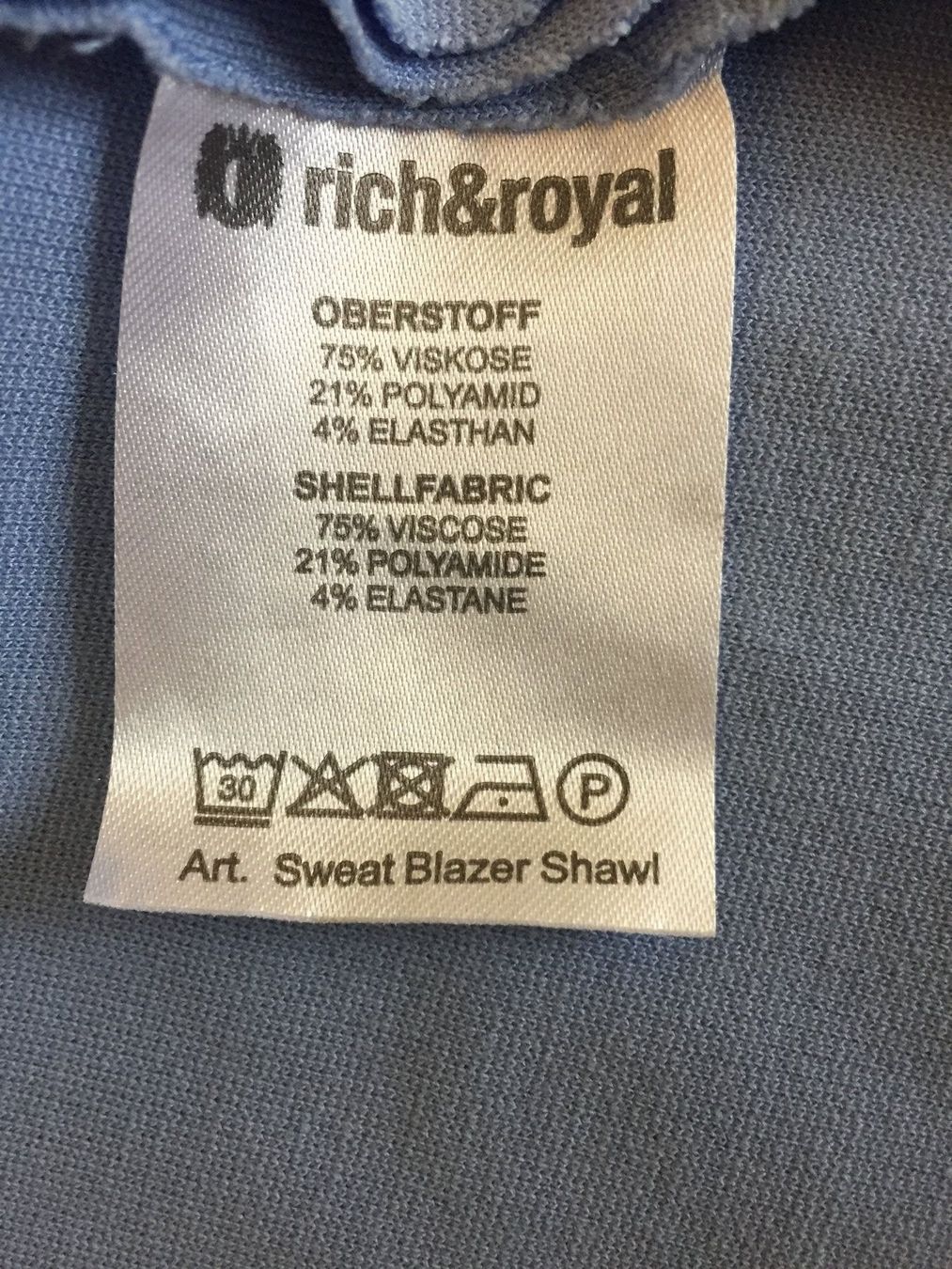 Rich & Royal Giacche: Neuwertig, RICH&ROYAL Sweatjacke, Gr.S – Nuovo (secondo la descrizione) da Eglisau venduto da vfe7 3
