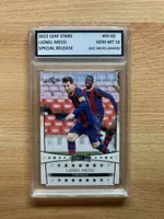 Lionel Messi 2022 Leaf Stars GEM-MT 10