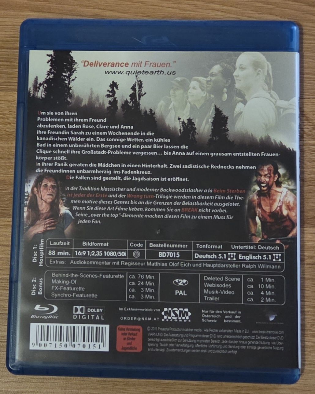 Tutti i DVDs: Break No Mercy Just Pain Uncut Version Blu-Ray – Usato da Winterthur venduto da raymen74 2