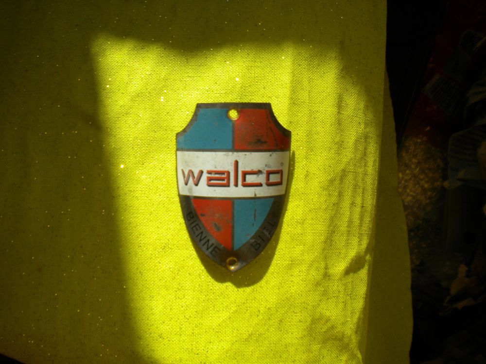 Alte schweizer Velo- Steuerkopf Emblem 